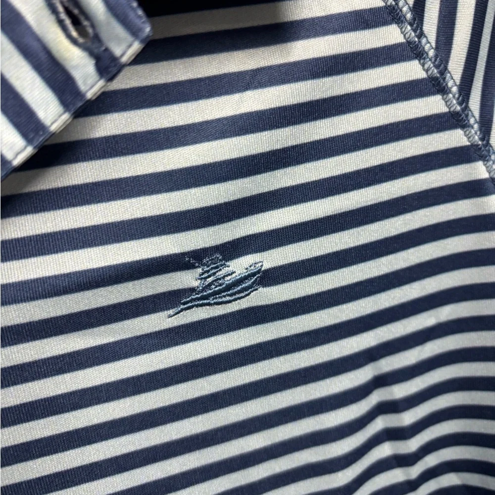 Classic Blue and White Long‎ Sleeve Tee with Nautical Stripes